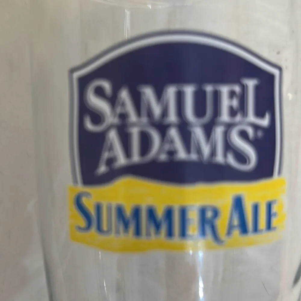 Samuel Adams Summer Ale 16 Oz Beer Drinking Glass Now In Season Bright Citrusy